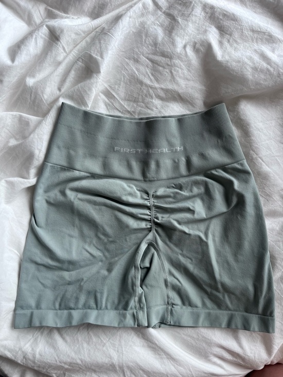 First health Pants - Women's Athletic Shorts in Sage Green